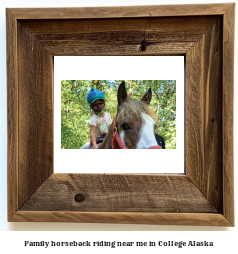 family horseback riding near me in College, Alaska